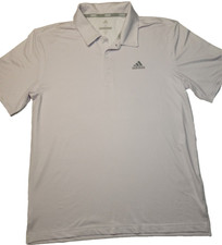 Adidas Golf Men's Ultimate 365 Mini Dot Printed Performance Stretch Polo White M
