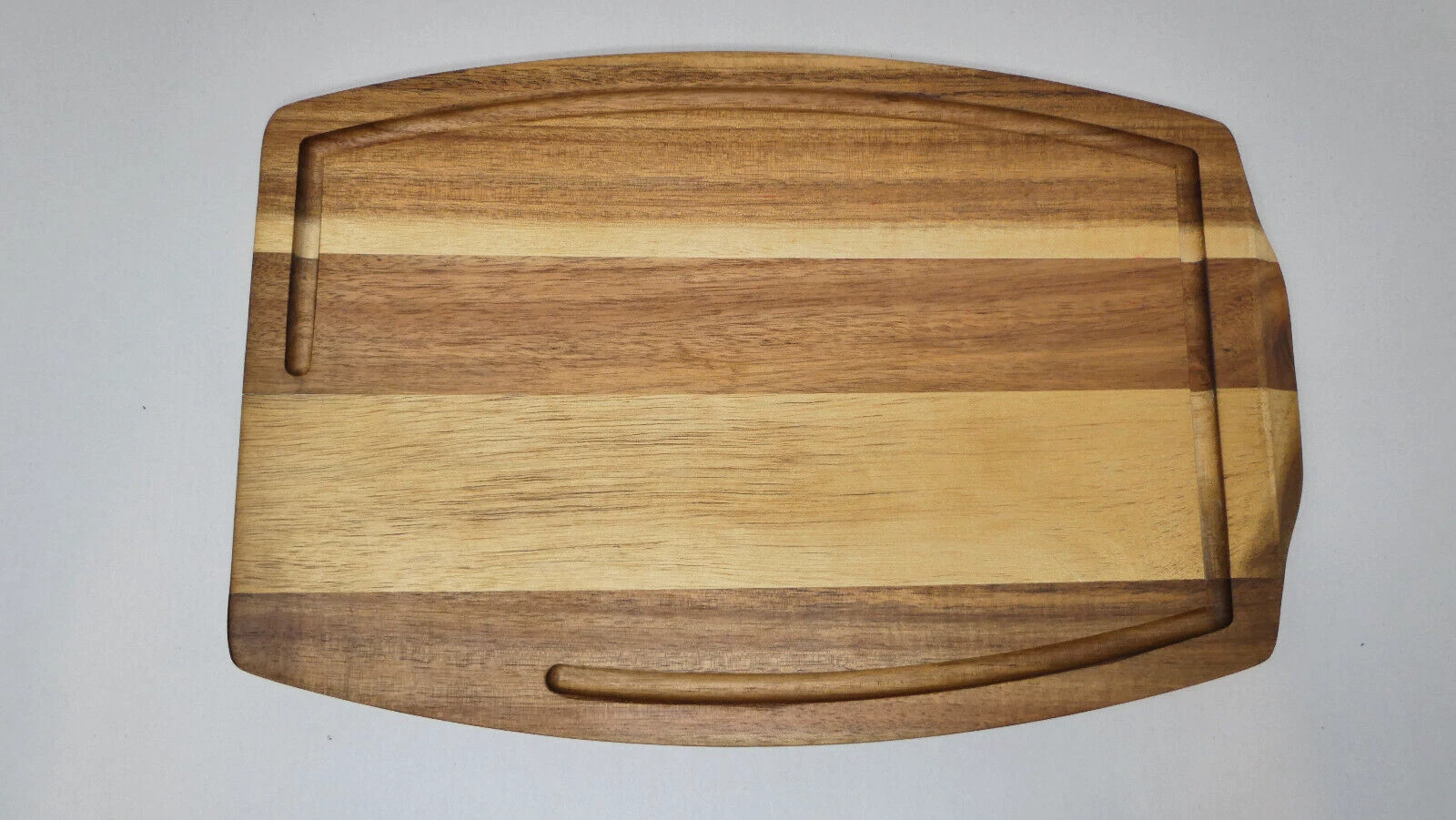 Acacia Wood STEAK PLATTER Juice Catcher Cheese Chopping Board Solid Wooden
Opens in a new window or