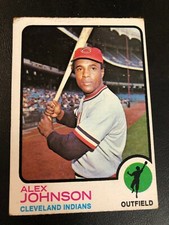 Alex Johnson 1973 Topps Baseball Card