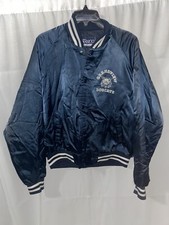 Vintage Grandview Bobcats Ohio Satin Snap Up Jacket XL Made in USA