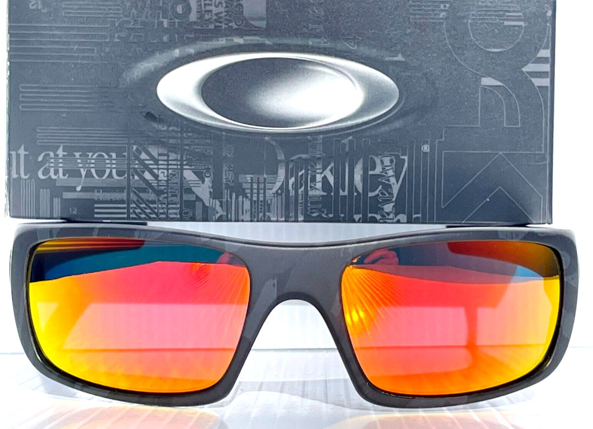 Oakley CRANKSHAFT Shadow Camo POLARIZED Galaxy Ruby Mirror Lens