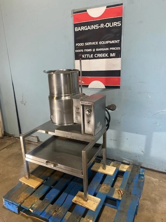 Commercial top steam kettle