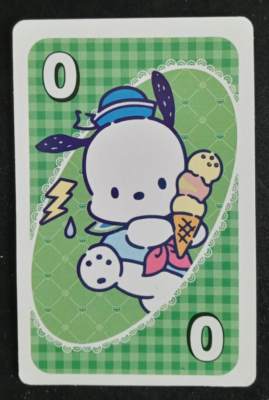 Hello Kitty Sanrio Uno Card Green Pochacco #0 | eBay