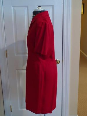 slim fit dress slacks Royal Ember Red Midi Dress – GorgeousGul