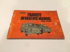 Ford Transit MK 1 Mark One Owners Handbook