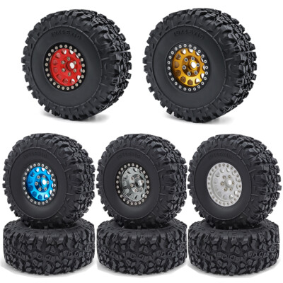 4 Cerchi Beadlock In Metallo 1.9 Per RC Crawler 1/10 - SCX10 TRX-4 D90 - FLYXM