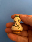 JAPANESE 19thc Satsuma MINIATURE doll/dollhouse VASE hand painted decoration — photo 7