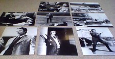 DIRTY HARRY Set of 8 UK B&W Cinema Stills 80's CLINT EASTWOOD ANDY ROBINSON 