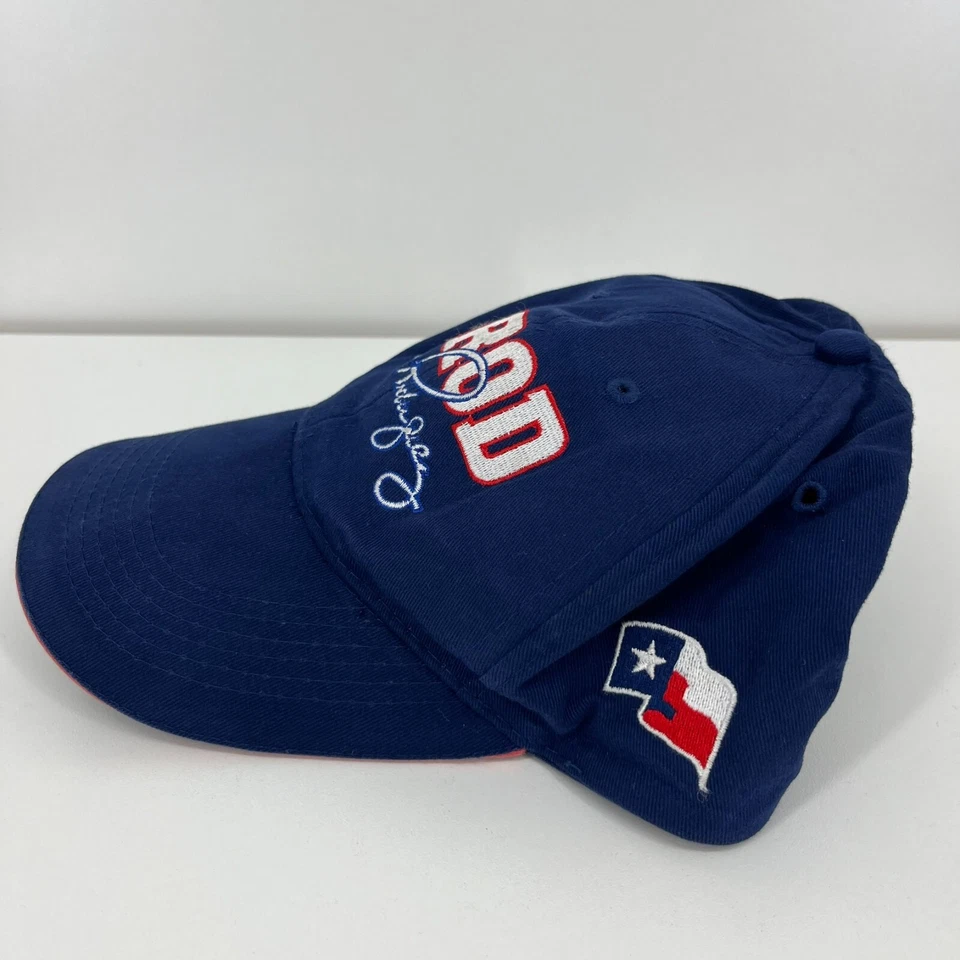 A-Rod Alex Rodriguez Strapback Hat Adult One Size Blue Texas Rangers Vtg Fox - Image 4 of 4