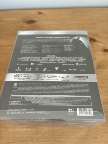 Batman Begins One Click Steelbook Boxset 4K UHD Blu-ray Manta Lab Collectong - Picture 3 of 10