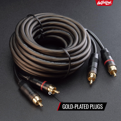 Cinch Audiokabel für Subwoofer oder Stereokabel, 2-Kanal, 20 Fuß - Bild 8 von 12