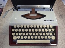 Typewriter Adler Tippa S, Burgundy/White, Heal, Estate, Clearance 