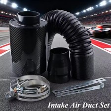 Universal Carbon Fiber Cold Air Intake System High-Flow Performance Air Filter