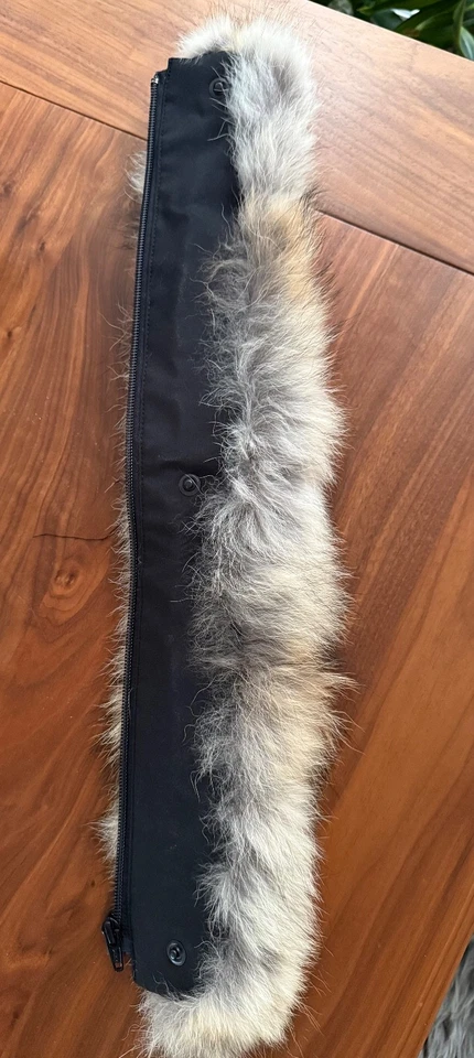 Authentic Canada Goose Coyote Fur Trim ONLY, from Mens 2023 Citadel Coat 50cm - Image 2 of 2