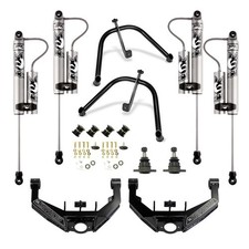 Cognito Dual Shock Hoop Kit W Kryptonite Arms Fox Shocks 01-10 Gm 2500hd 3500