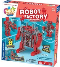 Thames & Kosmos Kids First: Wacky, Misfit, Rogue Robots STEM Robot Factory