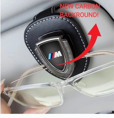 M Sport Auto Sonnenblende Sonnenbrille Magnet Lederhalter Brillenaufhänger Clip UK