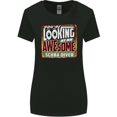 Ein Genial Scuba Diver Damen Breiter Schnitt T-Shirt