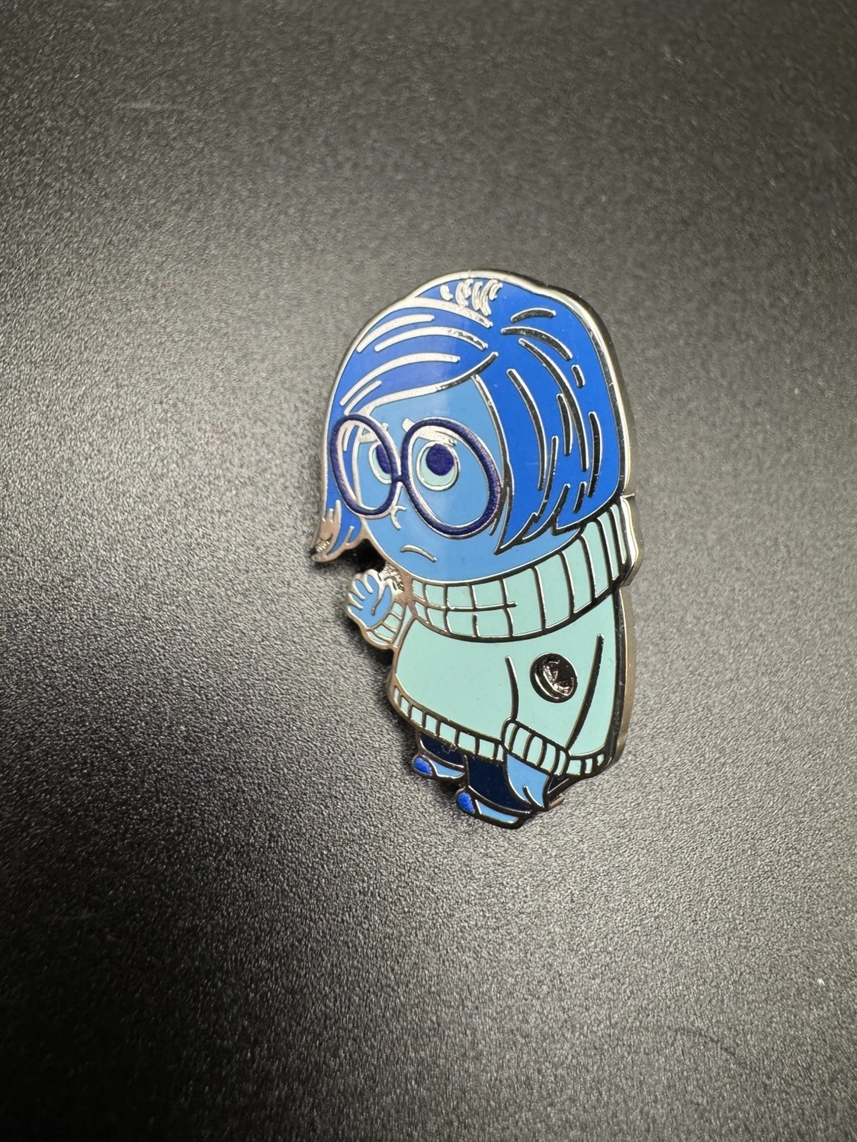 Disney Pixar 2025 WDW Hidden Mickey Disney Sadness Blue Color Pin Inside Out