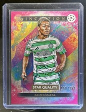 2024-25 Topps Inception UEFA Club Competition Daizen Maeda Magenta #/150 Celtic