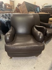 Marks & Spencer Brown Real Leather Chair 