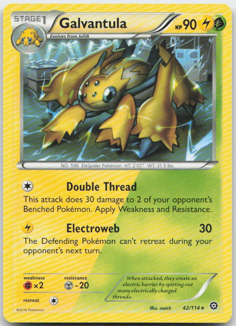 Pokemon : Galvantula Steam Siege 42/114 : R