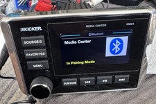 Kicker KMC4 Marine Dual-Zone Media Center Receiver w/Bluetooth/AM/FM/WB/USB