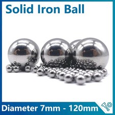 Diameter 7mm - 120mm Solid Iron Ball High Precision Bearing Balls Smooth Ball