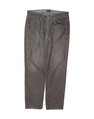 TRUSSARDI Herren Straight Jeans W33 L29 Grau CF02