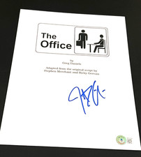 JOHN KRASINSKI SIGNED AUTOGRAPH SCRIPT THE OFFICE TELEVISION BECKETT BAS COA F