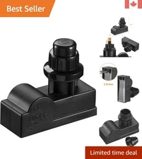 Universal 2 Outlet Push Button Ignitor for Major Gas Grill Brands - Compact Size