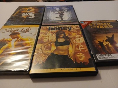 5 Dance  Themed Dvds  Step Up 1&3 Honey Save The Last Dance Honey