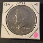 1971 Kennedy Half Dollar In Brilliant Uncirculated Condition