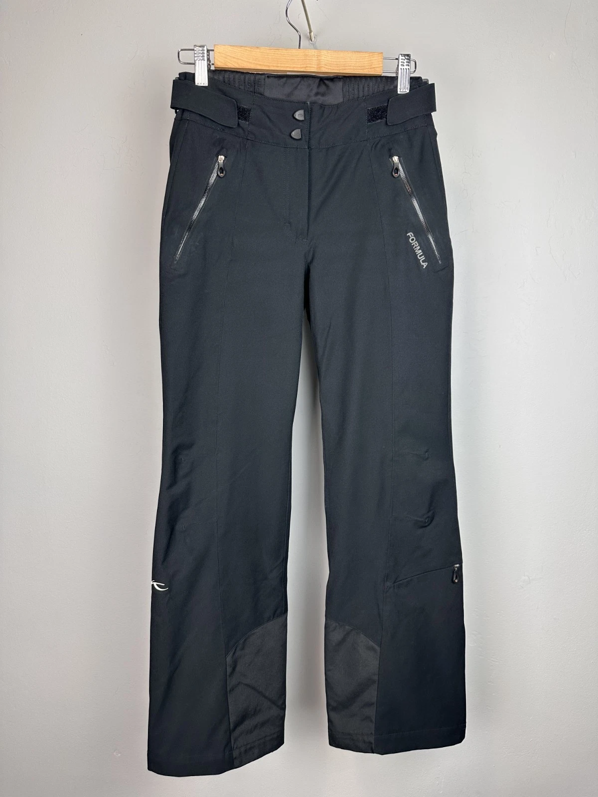 Kjus Formula Women Ski Pants Snow Black Dermizax Thinsulate XS Size