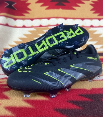 #ad Adidas Predator Pro FG Electric Stealth Pack Soccer Cleats JI1197 Men’s Size 10 $82.50