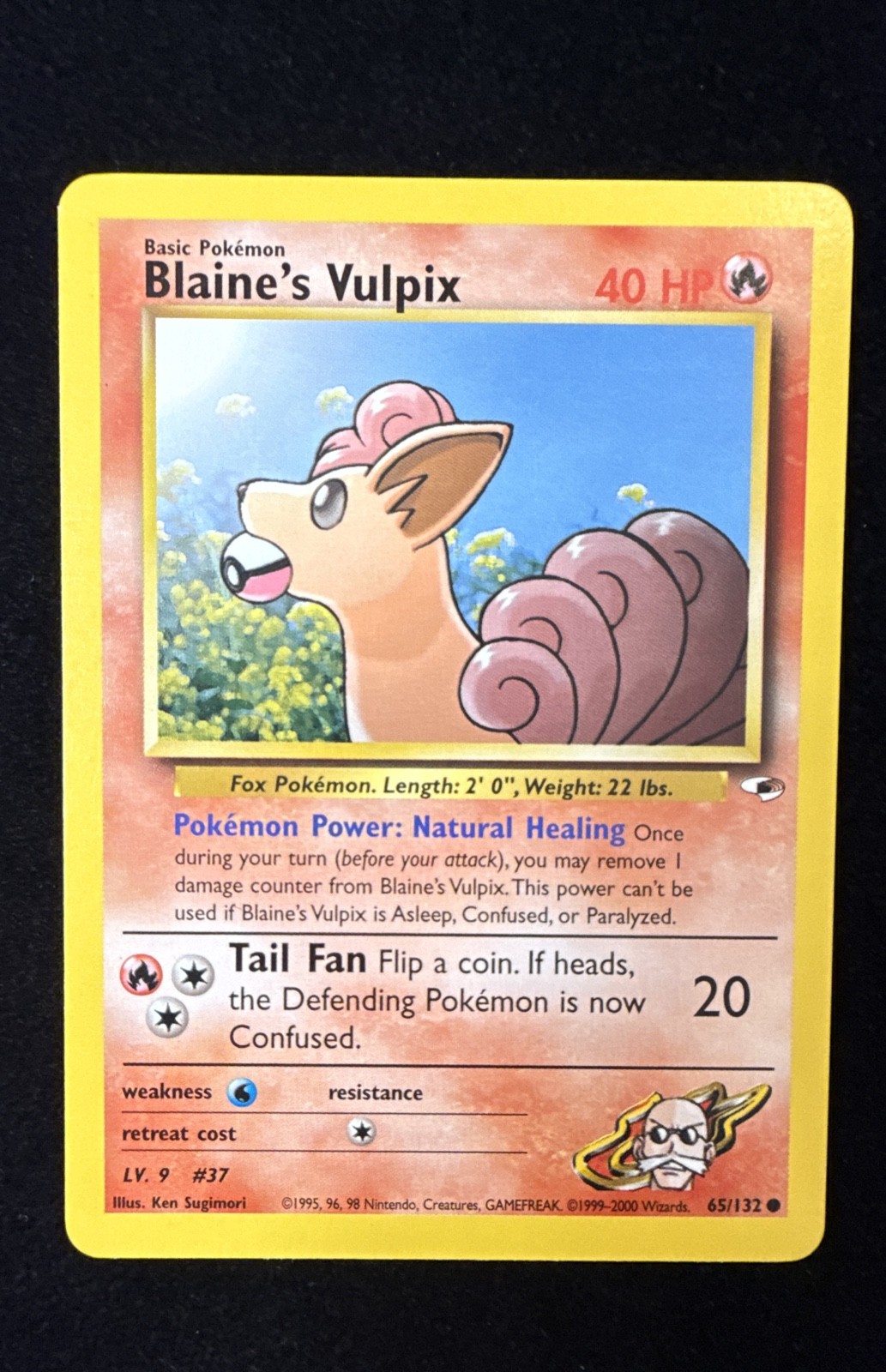 Blaine's Vulpix - Gym Heroes - 65/132 - Pokemon TCG - LP