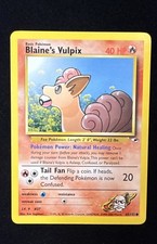 Blaine's Vulpix - Gym Heroes - 65/132 - Pokemon TCG - LP on eBay