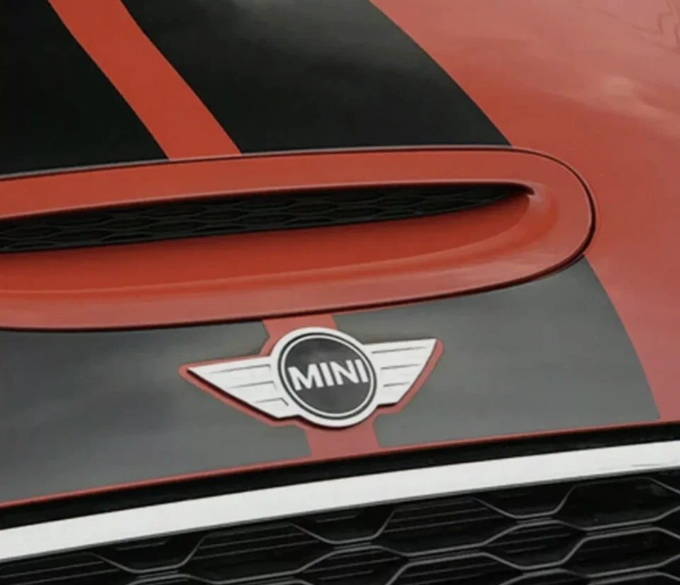 Logo Mini Cooper ABS 120 x 50mm Voiture Grille Capot Emblème avant Arrière R55 - Photo 2/4