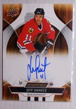 2024-25 Upper Deck Engrained Icons Jeff Shantz Auto Chicago Blackhawks