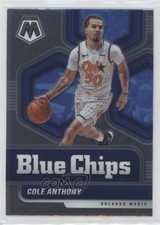 2020-21 Panini Mosaic Blue Chips Cole Anthony #11 g1z