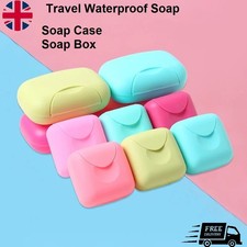 Travel Waterproof Soap Dishes Soap Case Soap Box Soap Holder Container UK