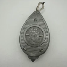 Evans CL-50 Chalk Line Plumb Line 4.5" Elizabeth, NJ Blue Chalk Works! Vintage
