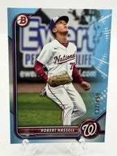 2022 Bowman Draft - Robert Hassell #BD-169 Sky Blue /499 (RC)