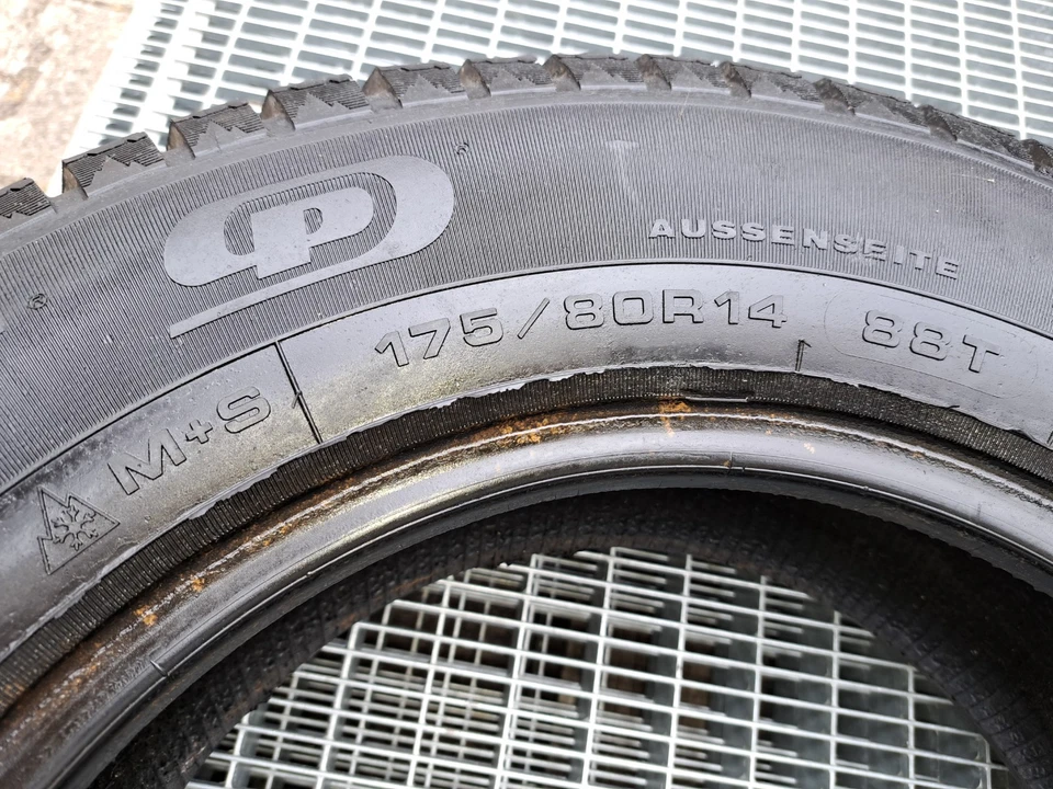 175 80 R14 88T Pneumant PN 150 Wintec 1 x Winterreifen ca.7mm - Bild 2 von 4