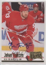 2012-13 Fleer Retro 1994-95 Ultra Design Johan Franzen #'94-12 Auto n1u