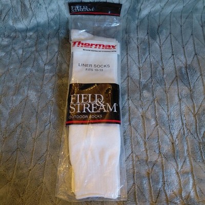 Sealed Vtg Field & Stream Thermax Liner Outdoor Socks - Mens Sz 10-13 - Hunting 