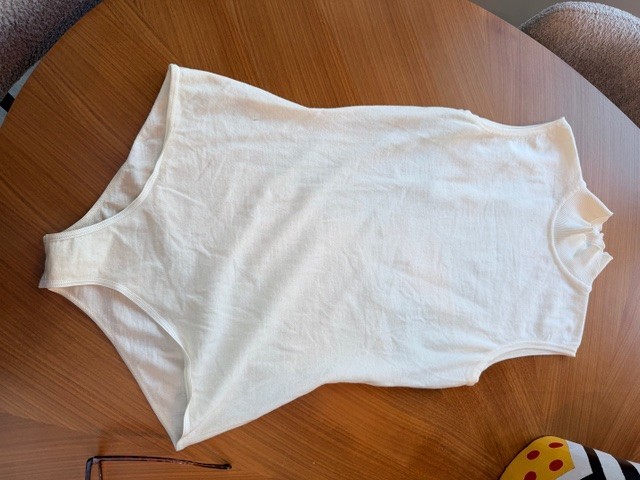 Alaia Cream Wood mock turtleneck body suit - Size 40 image 3
