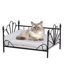 Dog Bed Couch, Cat Bed, Metal Frame Pet Sofa, Pet Sleeping Beds with Washable...