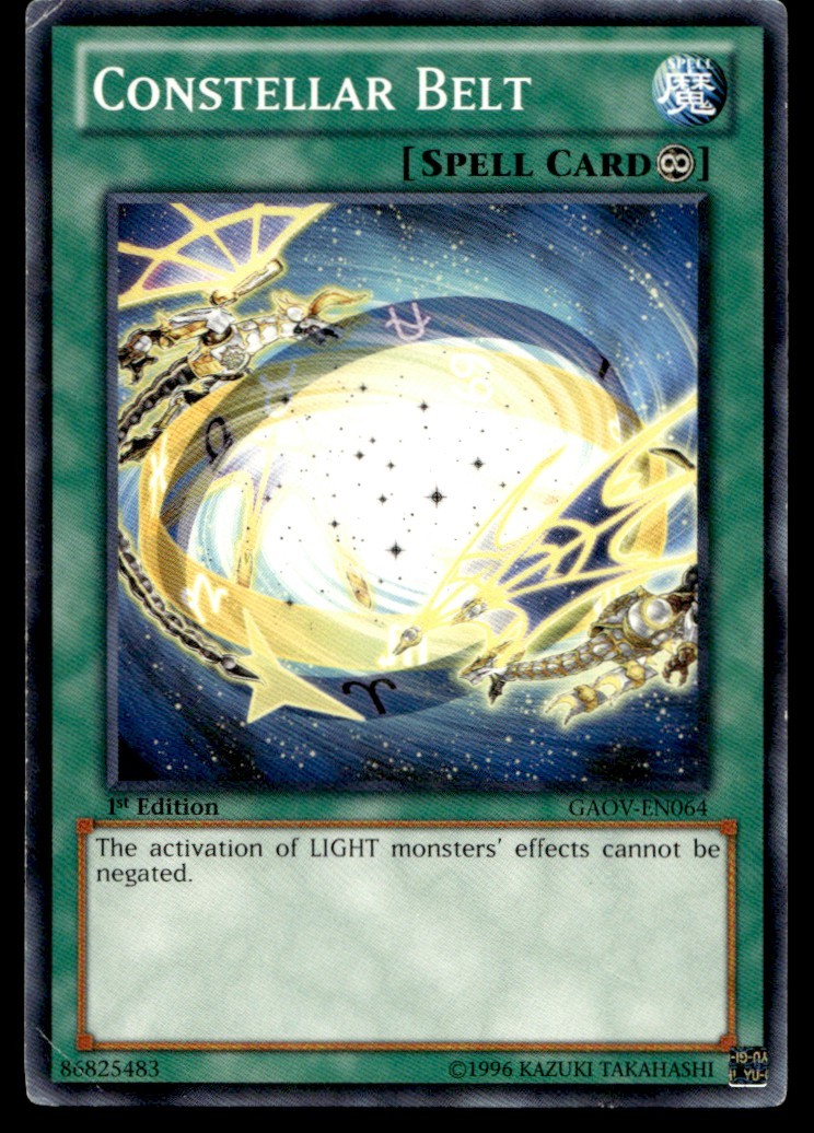 Constellar Belt Galactic Overlord GAOV-EN064 MP YuGiOh TCG