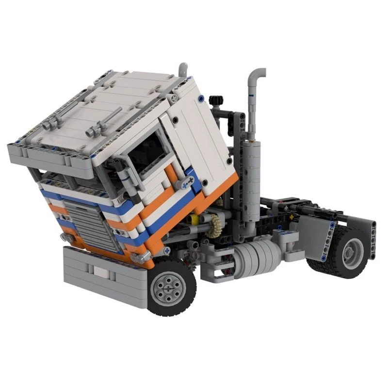 Tecnologia compatível Freightliner 1671 peças conjunto de brinquedos de construção MOC construção - Imagem 2 de 4